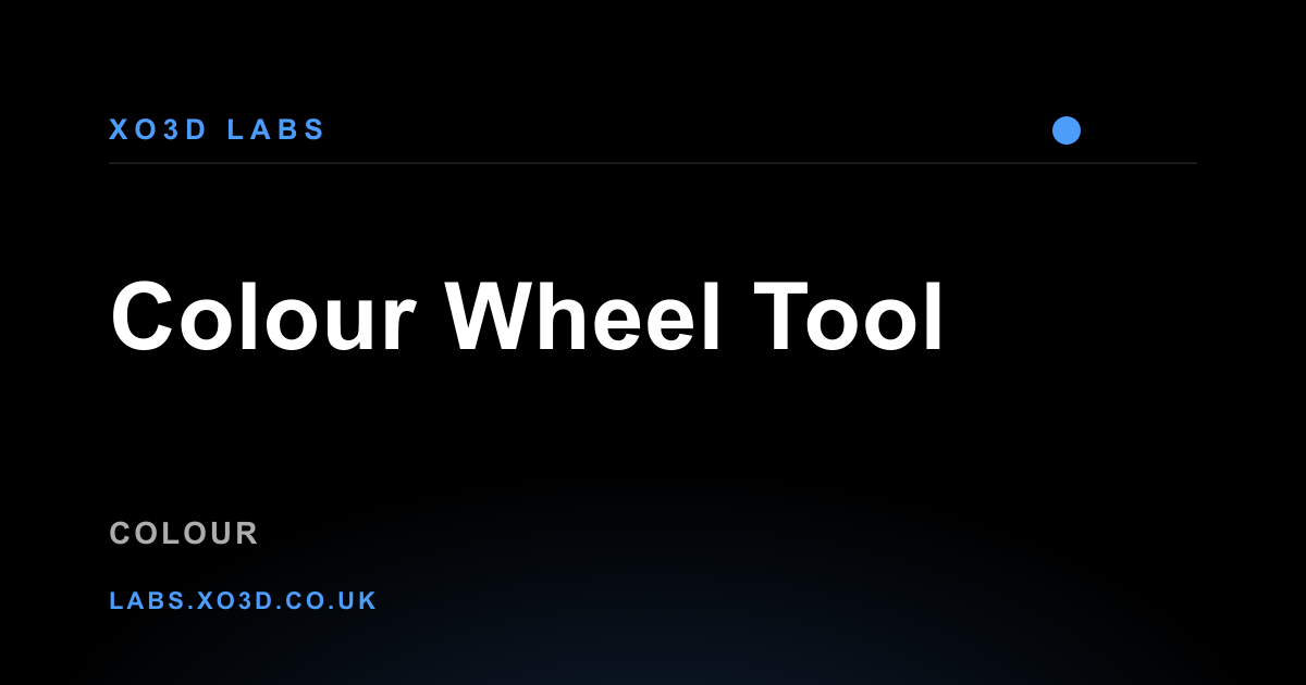 Colour Wheel - XO3D Tools